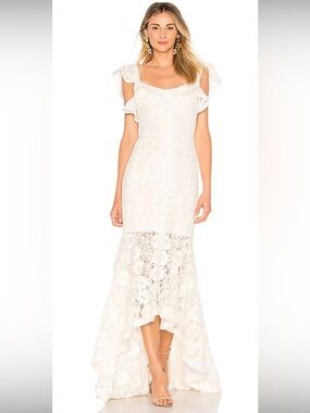 Alexis Ivory Lace Gown